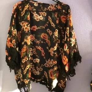 Cute floral Kimono